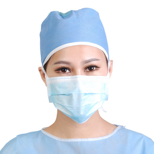 قناع وجه جراحي يمكن التخلص منه 3 طبقات غير منسوجة من أقنعة الوجه